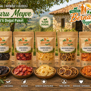 DOĞAL KURU MEYVELER ( 5Lİ KARIŞIK SET )